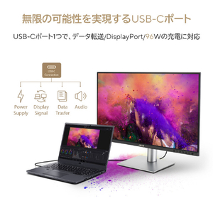 ASUS 27型ワイド液晶ディスプレイ ASUS ProArt シルバー PA279CRV-イメージ4