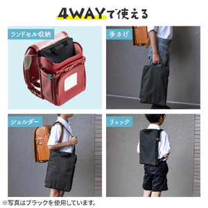 サンワサプライ 多機能インナーケース ブルー BAG-SCL4WAYBL-イメージ5