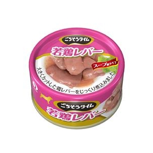 ペットライン ごちそうタイム 若鶏レバー 80G ｺﾞﾁｿｳTｺﾜｶﾄﾞﾘﾚﾊﾞ-80G-イメージ1