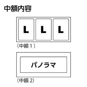 ハクバ フォトフレーム Lサイズ×3面 リエージュ シャリテ ホワイト FWLGC-WTL3-イメージ7