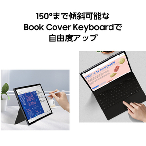 Samsung Galaxy Tab S10+/Tab S9+/Tab S9 FE+用Book Cover Keyboard-AI Key Black EF-DX825UBEGJP-イメージ7