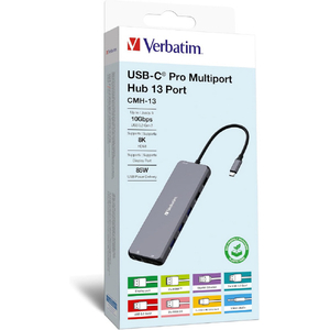 Verbatim PD急速充電対応 USB Type-Cハブ 13 in 1 32153-イメージ6