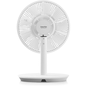 バルミューダ DCモーター搭載リモコン付リビング扇風機 The Green Fan ホワイト×グレー EGF-1800-WG-イメージ5