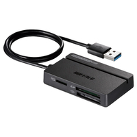 BUFFALO USB3．0 マルチカードリーダー/ライター ブラック BSCR100U3BK