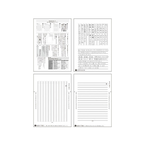 デザインフィル きれいな手紙万年筆で書ける便箋 無罫A FCA7106-20519006-イメージ4