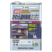 アサヒペン かわら塗料専用シーラー 14L 透明(クリヤ) AP9010034