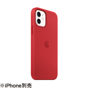 Apple MagSafe対応iPhone 12/12 Proシリコーンケース レッド (PRODUCT)RED MHL63FE/A-イメージ4