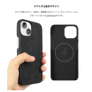 ABBI SIGNATURE iPhone 15用MARGOT イタリアンレザー MagSafe対応バックカバー タン ABS26159I15-イメージ11