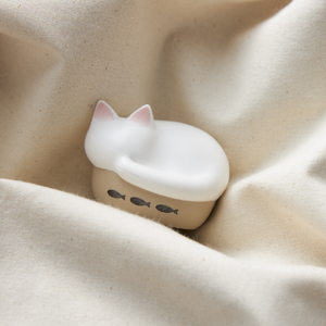 ラディウス 猫のかたちの完全ワイヤレスイヤフォン NEKO true wireless earphones シロ HP-C28BTW-イメージ2