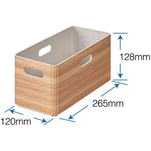 キングジム キーニ スタッキングユニットボックス S ナチュラル FCC1064-KW1012ﾅﾁ-イメージ4