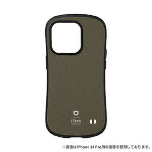 Hamee iPhone 15用ハイブリッドケース iFace First Class Sense カーキ 41-961629-イメージ1