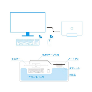 タイムリー 縦置きノートPC&タブレット用スタンド ブラック TMPCST05BK-イメージ6