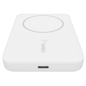 BELKIN MagSafe対応 磁気ワイヤレスモバイルバッテリー(2500mAh) BOOST UP CHARGE ホワイト BPD002BTWH-イメージ1