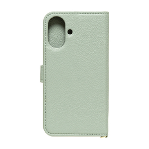 ＮＡＴＵＲＡＬ　ｄｅｓｉｇｎ iPhone 16用手帳型ケース ORFE ミントグリーン IP24-61-ORF02-イメージ2