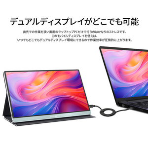 JAPANNEXT タッチパネル対応13．3型液晶ディスプレイ ブラック JN-MD-I133FHDR-T-イメージ10