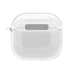 musashino LABEL AirPods 4用ソフトカバー クリア クリア CP-AP4C1/C-イメージ2