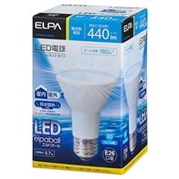 エルパ LED電球 E26口金 全光束440lm(5．7Wビームランプタイプ) 昼光色相当 elpaball LDR6D-W-G052