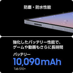 Samsung タブレット Galaxy Tab S10+(256GB) ムーンストーン グレー SM-X820NZAAXJP-イメージ6