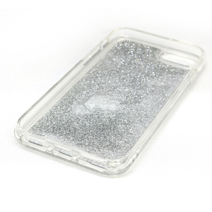 SOSEVEN iPhone SE(第3世代)/SE(第2世代)/8/7用ケース FASHION CUBIC GLITTER シルバー SS13172I8-イメージ7