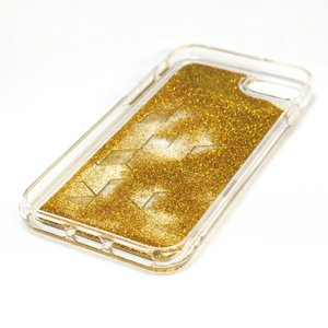 SOSEVEN iPhone SE(第3世代)/SE(第2世代)/8/7用ケース FASHION CUBIC GLITTER ゴールド SS13173I8-イメージ5