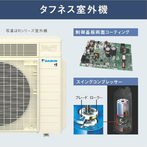 ダイキン 「標準工事込み」 10畳向け 自動お掃除付き 冷暖房エアコン e angle select ATFシリーズ Fシリーズ ATF28ASE4-WS-イメージ15