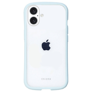 ＮＡＴＵＲＡＬ　ｄｅｓｉｇｎ iPhone 16用背面型ケース CHROME-CLEAR ミント IP24-61-CHC03-イメージ1