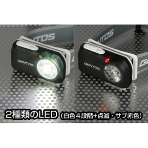 ジェントス LEDヘッドライト STG-01R-イメージ4