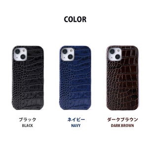 ABBI SIGNATURE iPhone 15用LIPARI イタリアンレザー MagSafe対応バックカバー ダークブラウン ABS26173I15-イメージ13