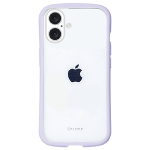 ＮＡＴＵＲＡＬ　ｄｅｓｉｇｎ iPhone 16用背面型ケース CHROME-CLEAR ラベンダー IP24-61-CHC04-イメージ1