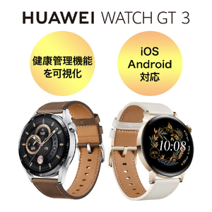 HUAWEI WATCH GT3(42mm) スポーツモデル Black Fluoroelastomer WATCH GT3 42MM/BK-イメージ2