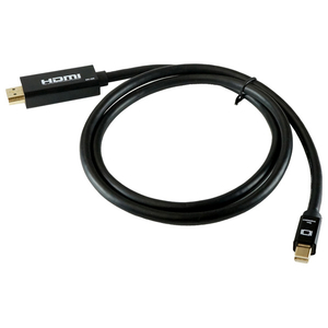 ホーリック Mini DisplayPort - HDMI変換ケーブル(1m) MDPHD10-175BK-イメージ4