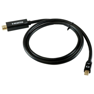 ホーリック Mini DisplayPort - HDMI変換ケーブル(2m) MDPHD20-176BK-イメージ4