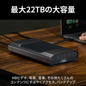 SanDisk Professional 外付けHDD USB-C接続 G-DRIVE(Mac/Windows11対応) [8TB /据え置き型] G-DRIVE SDPHF1A-008T-SBAAD-イメージ6