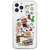 Dparks iPhone 13 Pro用ソフトクリアケース THINGS I LIKE DS21178I13P