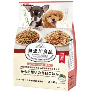 ドギーマンハヤシ 無添加良品 からだ想いの毎日ごはん 子犬～成犬用(200g) ｺﾞﾊﾝｺｲﾇ･ｾｲｹﾝﾖｳ200G-イメージ1