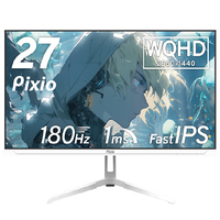 Hamee 27型ゲーミング液晶ディスプレイ Pixio ホワイト PX278WAVEW-PW