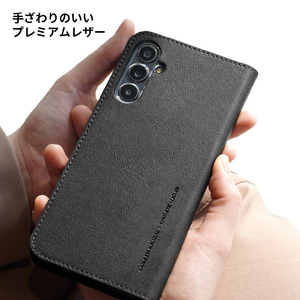 araree Galaxy A54用手帳型ケース Mustang Diary ブラック AR25180A54-イメージ16