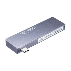 サンワサプライ USB Type-Cハブ(カードリーダー付き) USB-3TCHC18GY-イメージ2