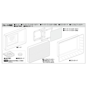 GSIクレオス Mr．スーパーブースコンパクト用 交換フードセット FT03Sｺｳｶﾝﾌ-ﾄﾞｾﾂﾄ-イメージ1