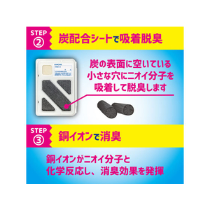 大日本除虫菊 金鳥/クリーンフローゴミ箱のニオイがなくなる貼る消臭剤 FC62050-イメージ5