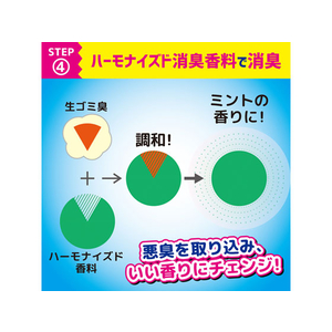 大日本除虫菊 金鳥/クリーンフローゴミ箱のニオイがなくなる貼る消臭剤 FC62050-イメージ6