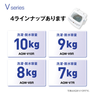 AQUA 10．0kgインバーター全自動洗濯機 ホワイト AQW-V10R(W)-イメージ18