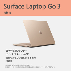 マイクロソフト 【Surface学生向けモデル】Surface Laptop Go3(i5/16GB/512GB) サンドストーン EP2-29491-イメージ12