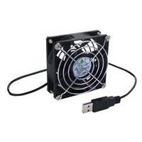 タイムリー USB扇風機 ブラック BIGFAN80U