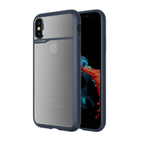 Matchnine iPhone XS/X用ケース BOIDO ネイビーブルー(ハーフミラー) MN89184I8