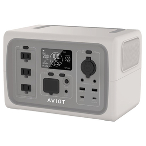 AVIOT ポータブル電源 500W BEIGE PS-F500-BE-イメージ3