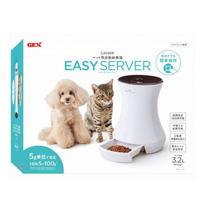 ジェックス Lacook ペット用自動給餌器 EASY SERVER FC04551-イメージ6