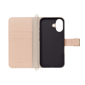 ＮＡＴＵＲＡＬ　ｄｅｓｉｇｎ iPhone 16用手帳型ケース LANDA． レトロピーチ IP24-61-LND04-イメージ3