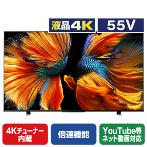 REGZA 55V型4Kチューナー内蔵4K対応液晶テレビ Z570Kシリーズ 55Z570K-イメージ1