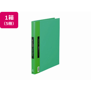 キングジム クリアーファイルカラーベース差替式A4 背幅25 緑 5冊 1箱(5冊) F836153-139ﾐﾄ-イメージ1